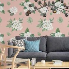 Imagem de Papel De Parede Adesivo Floral N02113 Rolo 0,58X3M