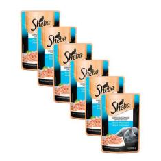 Imagem de Ração Úmida Para Gatos Sheba Adulto Sabor Atum Marinado Em Sachê 85G