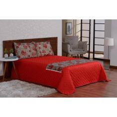 Imagem de Jogo De Cama Cobre Leito Valência Floral Casal 4 Peças - Beatriz Enxov