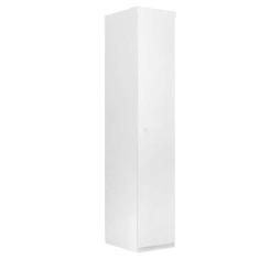 Imagem de Guarda Roupa Infantil Eloísa 1 Porta 3 Prateleiras 100% MDF Cor Branco - Phoenix Baby