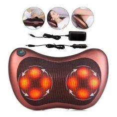 Imagem de Massageador Pescoço Lombar Bolas Massageadoras Veicular - Tz