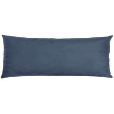 Imagem de Travesseiro De Corpo Body Pillow Veludo 40x130cm Azul Tibet - FASTLAR
