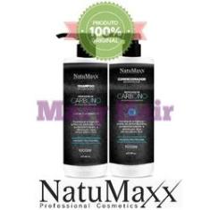 Imagem de Shampoo + Condicionador Carbono Natumaxx 1L