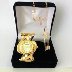 Imagem de Relógio Feminino  Kit Presente dia dos Namorados c/ colar e pulseira