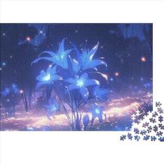 Imagem de Quebra-cabeça de flores, 500 peças, plantas, adultos, brinquedo divertido, jogo intelectual, decoração de casa, educação, jogo, alívio do estresse, brinquedo desafio, educativo, 500 peças (52 x 38 cm)
