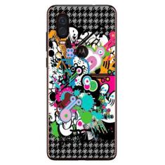 Imagem de Capa Adesivo Skin022 Verso Para Motorola One Vision 2019 - Kawaskin