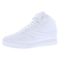 Imagem de Fila Tênis masculino esportivo esportivo casual de cano alto Vulc 13 médio com cadarço, Branco/Branco., 41