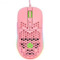 Imagem de Mouse Gamer Vx Gaming Void Com Led Rgb Rosa 7600 Dpi Cabo Usb - Vinik