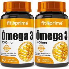 Imagem de Kit 2 Ômega 3 Óleo de Peixe 1000mg Com 60 Cápsulas Fitoprime