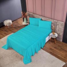 Imagem de Jogo de Lençol Casal 400 Fios 4 Peças Toque 100% Macio - Charme do Lar