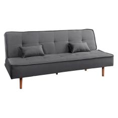 Imagem de Sofá Cama Silver 3 Lugares Reclinável Suede Cinza 1,92 Shop das Cabeceiras