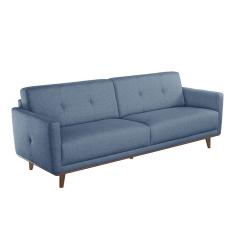 Imagem de Sofá 3 Lugares Di Cavalcanti Azul 140 Cm