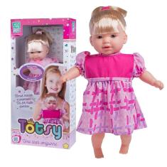 Imagem de Boneca Totsy Que Fala 113 Frases 42cm Com Chupeta Super Toys