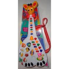 Imagem de Guitarra Musical Infantil Girafa 26 Teclas Som Música - Toys