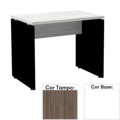 Imagem de Mesa De Escrit rio P  Painel Pe25 Em Mdp 90 X 60 Cm Cor Walnu