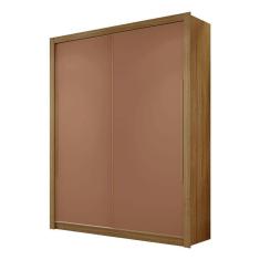 Imagem de Guarda Roupa Casal 02 Portas de Correr Sevilha Nature/Camarim - Pallazio