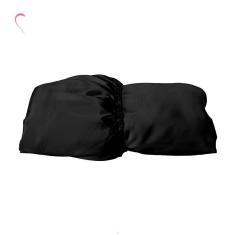 Imagem de Lençol Avulso Com Elástico Solteiro Cetim Seda - Preto