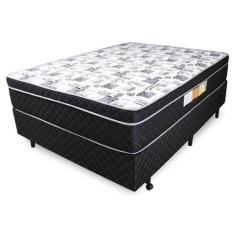 Imagem de Cama Box + Colchão Casal Relaflex Visconde Ortopédico 138X188x30