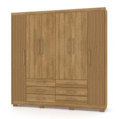 Imagem de Guarda Roupa 6 Portas Canadá Nature Brisa Vila Rica