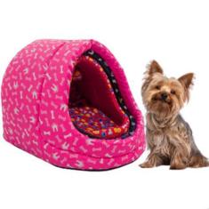 Imagem de Cama Iglu Pet Caminha Toquinha Para Pets Animais Domésticos Tam M - At