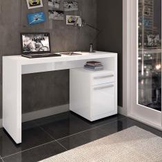 Imagem de Mesa para Computador ou Escritório Kappesberg S970 com 1 Porta e 1 Gaveta - Branca