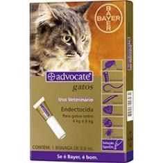Imagem de Antipulgas para Gatos Advocate Todas as Raças de 4kg a 8Kg com aplicador