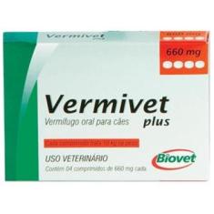 Imagem de Vermivet Plus 660mg 4 Comprimidos - Biovet