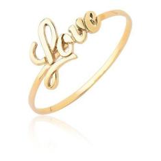 Imagem de Anel Love Palavra Amor Namorados Ouro 10k As515 - Maehler Joias