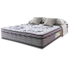 Imagem de Colchão Casal Ortopédico 138x188x28 One Face Espuma D45 Cinza