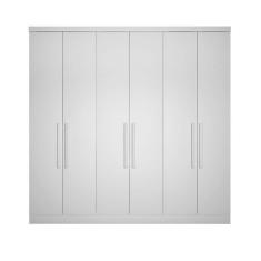 Imagem de Modulo Para Guarda Roupa Com 6 Portas E 6 Gavetas Branco
