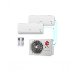 Imagem de Ar Condicionado LG Dual Inverter Voice + ai Bi-Split Frio (Evaporadoras 9.000 + 9.000 btu) 220V