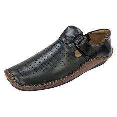 Imagem de Punjabi Jutti Tênis masculino elegante respirável Mojari paquistanês confortável étnico Jooti, Preto, 42