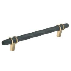 Imagem de Amerock | Puxador de armário | Bronze preto/champanhe dourado | 160 mm (6-5/16 polegadas) de centro a centro | Londres | 1 pacote | puxador de gaveta | puxador de gaveta | ferragens de armário