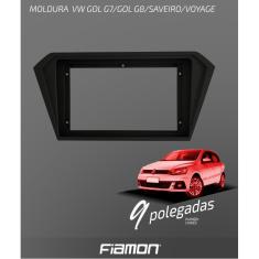 Imagem de Moldura 9 vw Gol G7, Gol G8, Saveiro, Voyage - Black Piano