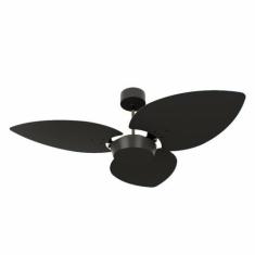 Imagem de Ventilador De Teto Natuvent Dahlia No Light 3 Pás Madeira Preto