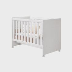 Imagem de Berço Americano Katatau Flex 3 em 1 Vira MIni Cama ou Sofazinho Branco Brilho - Reller