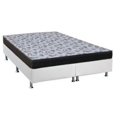 Imagem de Cama Box Queen: Colchão Espuma Ortobom D33/Ep Anatômico Fort Tech Iso