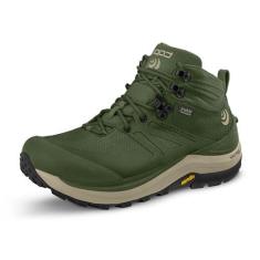 Imagem de Topo Athletic Botas de corrida femininas Trailventure 2 WP confortáveis de 5 mm, tênis atlético para corrida em trilha, Oliva/Bronze, 35