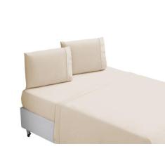 Imagem de Lençol Queen 4 Peças 600 Fios Algodão Egípcio Premium Toque Suave - Ar