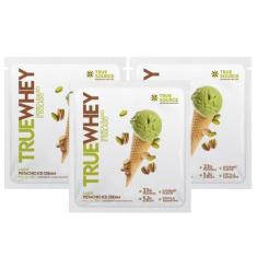 Imagem de 3x Sachê True Whey Proteína Pistache Ice Cream True Source 32g, Pistac