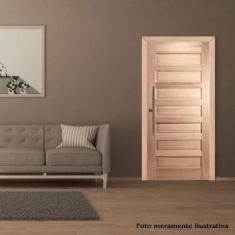 Imagem de Porta de Madeira Folha 210cmx80cmx3cm PE28 Esel Marroml
