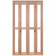 Imagem de Porta de Madeira Balcão Pantográfica 213x120cm com Batente de 9,4cm EWK 486 Rondosul Marroml