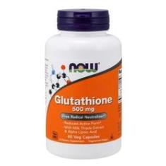 Imagem de L-Glutathione Glutationa Setria 500mg (60 VCaps) Now Foods