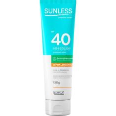 Imagem de Protetor Solar Sunless FPS 40 Hipoalergênico  120G - FARMAX COSMÉTICOS