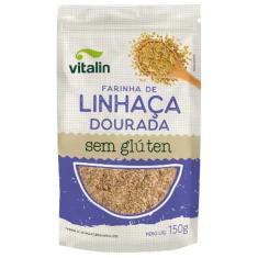Imagem de Kit 6X: Farinha de Linhaça Dourada Sem Glúten Vitalin 150g