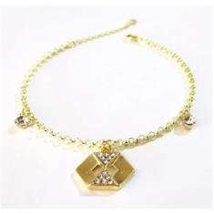 Imagem de Pulseira Adm Administração Delicada Folheado A Ouro 18k