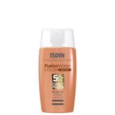 Imagem de ISDIN Fusion Water 5 Stars Color Escuro FPS 50 - Protetor Solar Facial 50ml