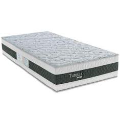 Imagem de Colchão de Solteiro Biflex Turquia com Molas Ensacadas e Pillow Inn 30x88x188cm - Branco/Grafite