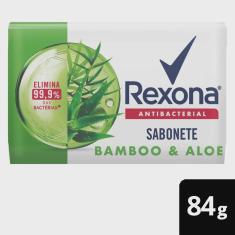 Imagem de Sabonete em barra rexona antibacterial bamboo E aloe vera 84G