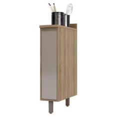 Imagem de Balcão Cozinha 20 cm 1 Porta Graff Mel Luciane Móveis